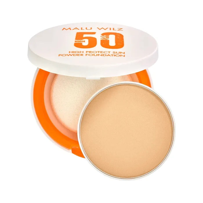Malu Wilz Sun Powder Foundation SPF50 Nr. 60 - Sunstone Glow