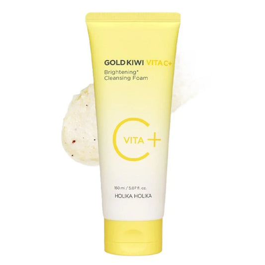 [HOLIKA HOLIKA] Gold Kiwi Vita C+ Brightening Cleansing Foam 150ml - Ballagrio