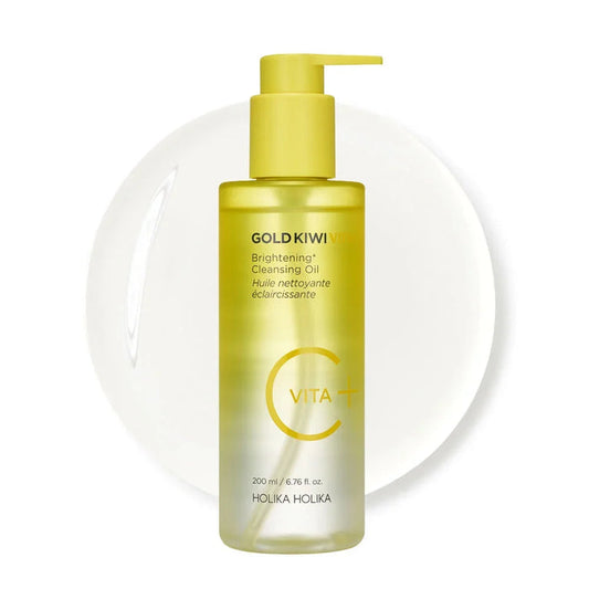 [HOLIKA HOLIKA] Gold Kiwi Vita C+ Brightening Cleansing Oil 200ml - Ballagrio
