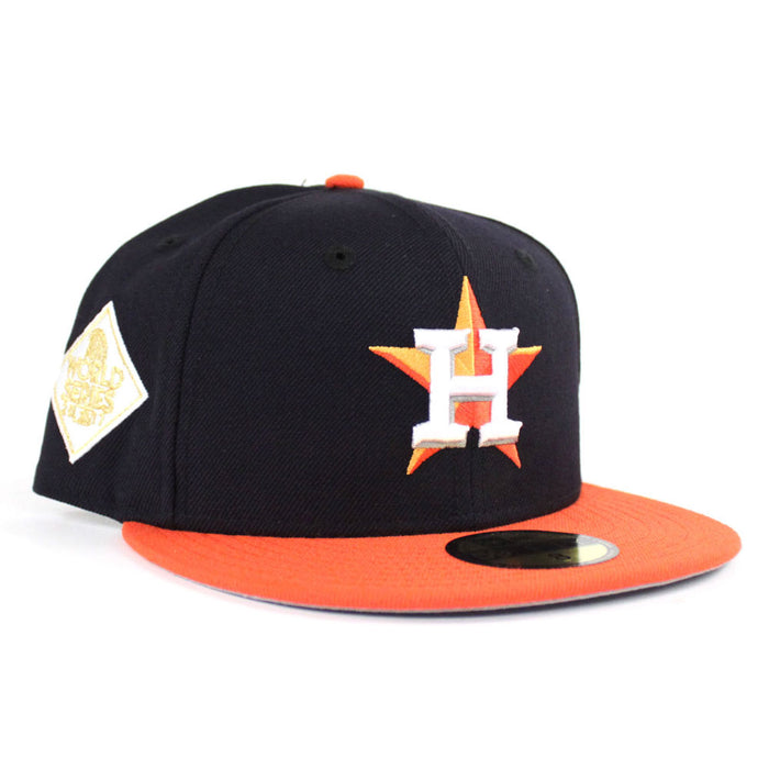 Houston Astros 2017 World Series New Era 59Fifty Fitted Hat (Navy Orange Gray Under Brim)