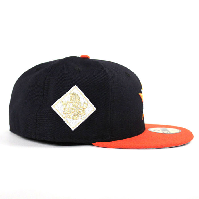 Houston Astros 2017 World Series New Era 59Fifty Fitted Hat (Navy Orange Gray Under Brim)