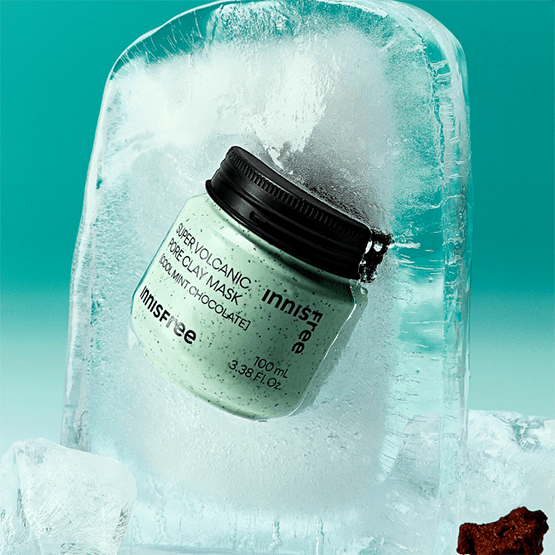 [innisfree] Super Volcanic Pore Clay Mask #Cool Mint Chocolate 100ml - Ballagrio
