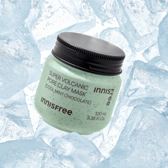 [innisfree] Super Volcanic Pore Clay Mask #Cool Mint Chocolate 100ml - Ballagrio