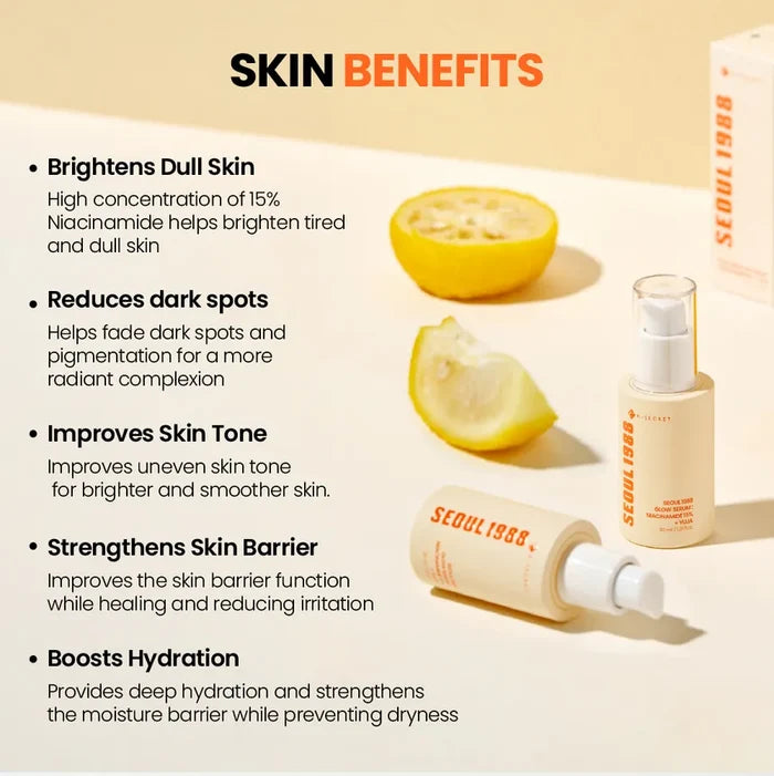 K-Secret Seoul 1988 Glow Serum Niacinamide15%+Yuja 30Ml