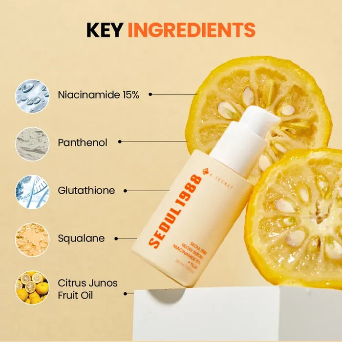 K-Secret Seoul 1988 Glow Serum Niacinamide15%+Yuja 30Ml
