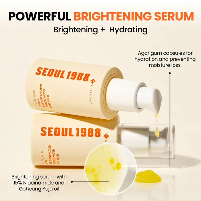 K-Secret Seoul 1988 Glow Serum Niacinamide15%+Yuja 30Ml