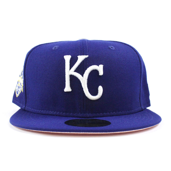 Kansas City Royals 40th Anniversary New Era 59Fifty Fitted Hat (Pink Under Brim)