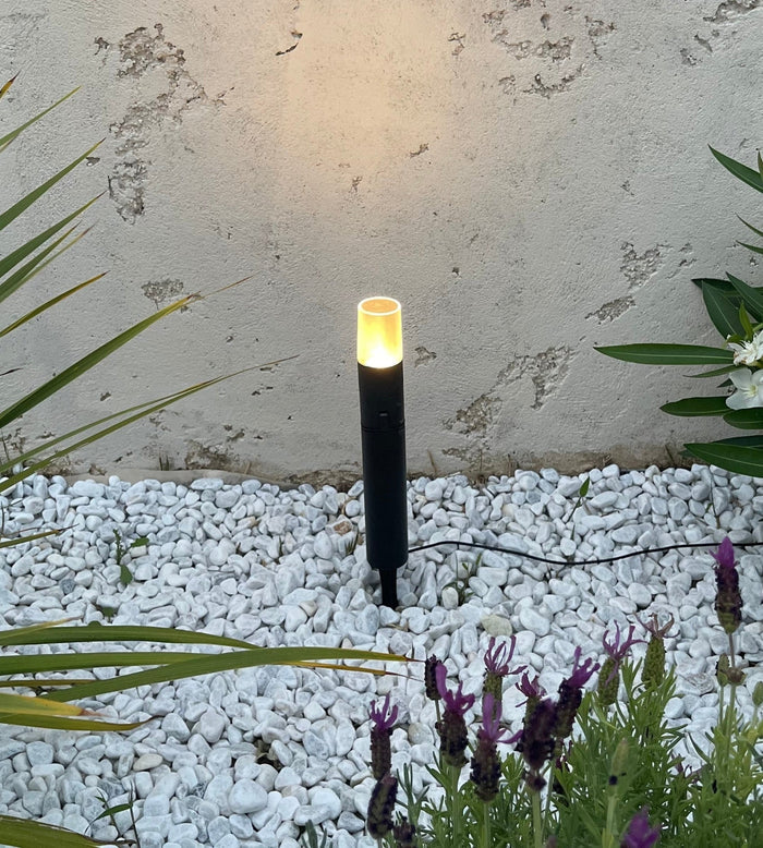 Kit de 2 spots piquets solaires RUBY - Lumihome