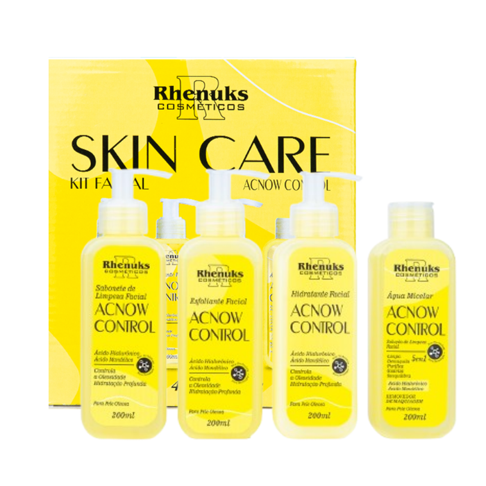 Kit Skincare Acnow Control + Sérum Efeito Secativo Dermachem