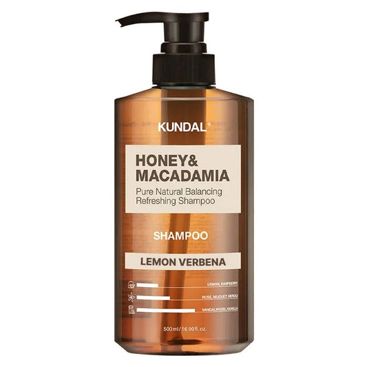 [KUNDAL] Honey & Macadamia Nature Shampoo #Lemon Verbena 500ml - Ballagrio