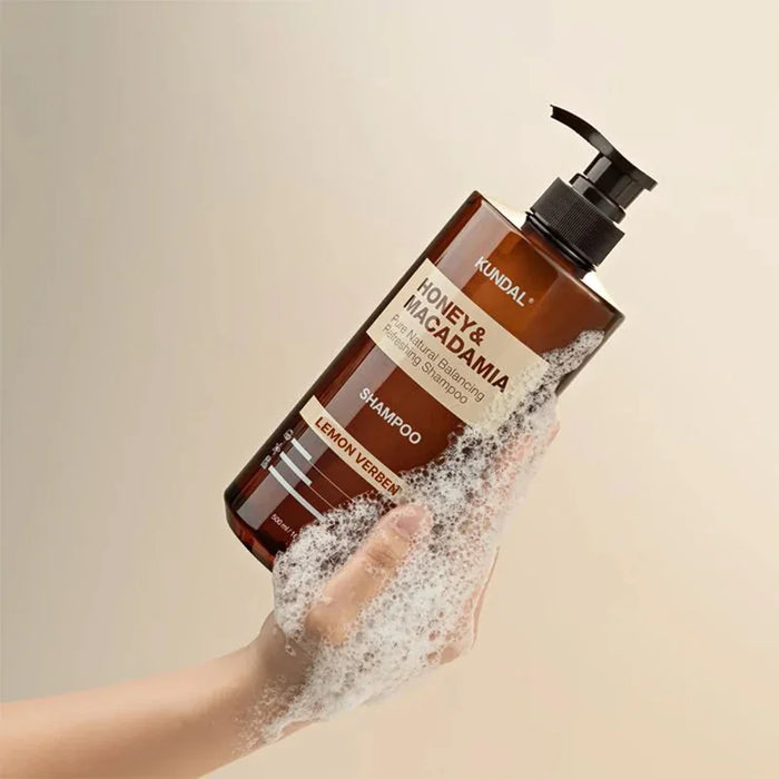 [KUNDAL] Honey & Macadamia Nature Shampoo #Lemon Verbena 500ml - Ballagrio