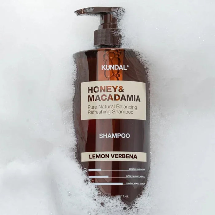 [KUNDAL] Honey & Macadamia Nature Shampoo #Lemon Verbena 500ml - Ballagrio