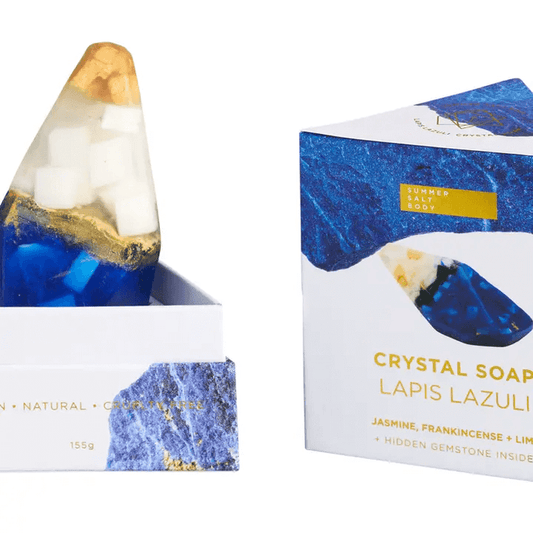 Lapis Crystal Soap – with Hidden Crystal | Summer Salt Body