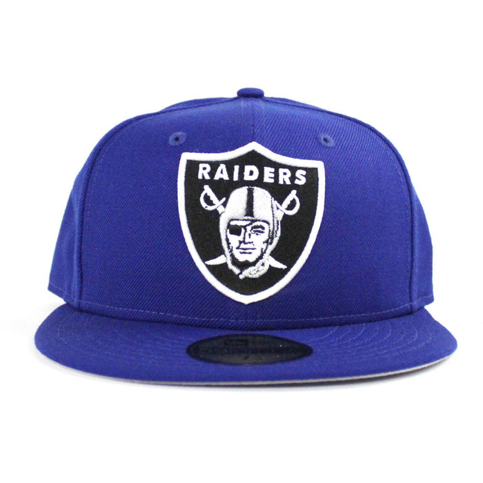 Las Vegas Raiders New Era 59Fifty Fitted Hat (Blue Gray Under Brim)