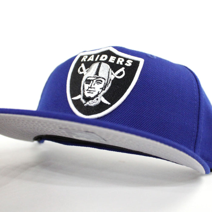 Las Vegas Raiders New Era 59Fifty Fitted Hat (Blue Gray Under Brim)