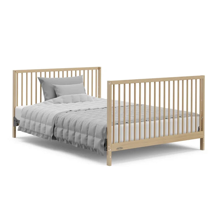 Lit bébé convertible 5 en 1 Santorini couleur bois beige