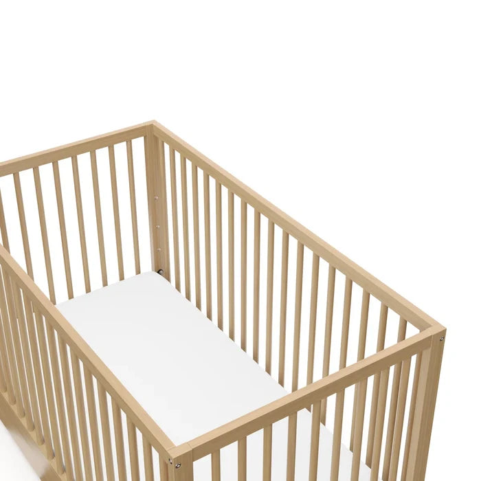 Lit bébé convertible 5 en 1 Santorini couleur bois beige