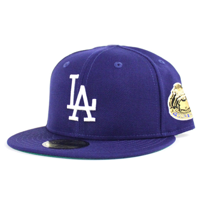 Los Angeles Dodgers 1963 World Series New Era 59Fifty Fitted Hat (Green Under Brim)