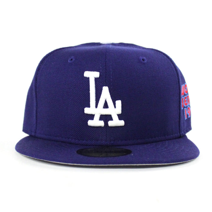 Los Angeles Dodgers 1974 World Series New Era 59Fifty Fitted Hat (Gray Under Brim)
