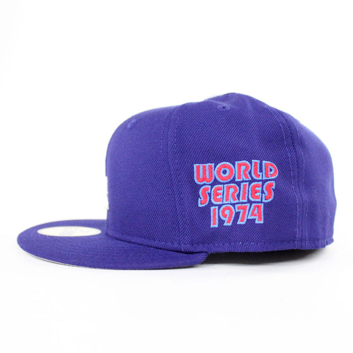 Los Angeles Dodgers 1974 World Series New Era 59Fifty Fitted Hat (Gray Under Brim)