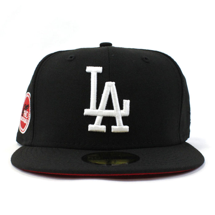 Los Angeles Dodgers 1980 All-Star Game New Era 59Fifty Fitted Hat (Black Red Under Brim)