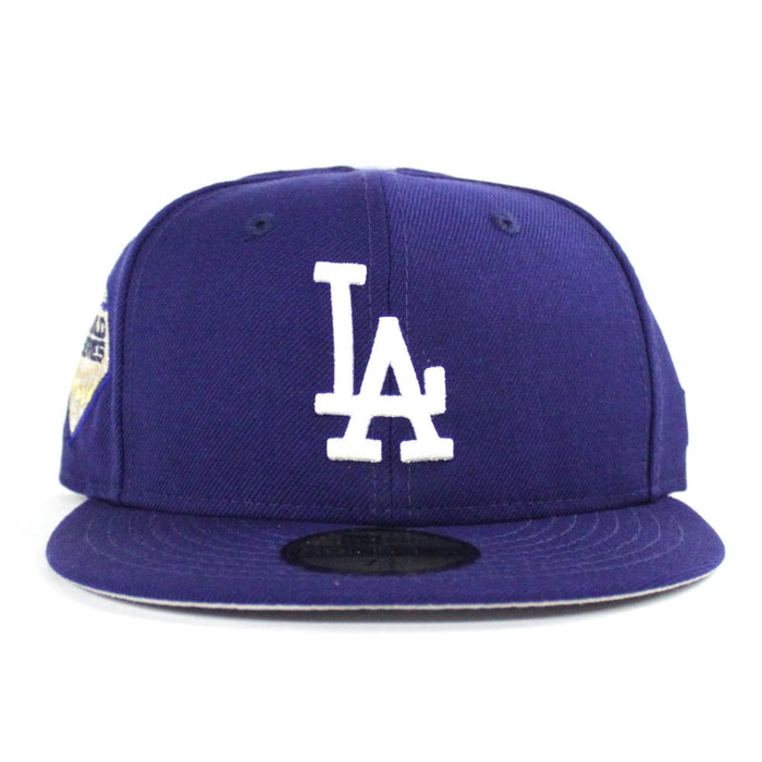 Los Angeles Dodgers 2018 World Series New Era 59Fifty Fitted Hat (Blue Gray Under Brim)