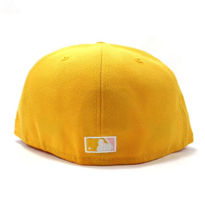 Los Angeles Dodgers 40th Anniversary New Era 59Fifty Fitted Hat (Gold Pink Under Brim)
