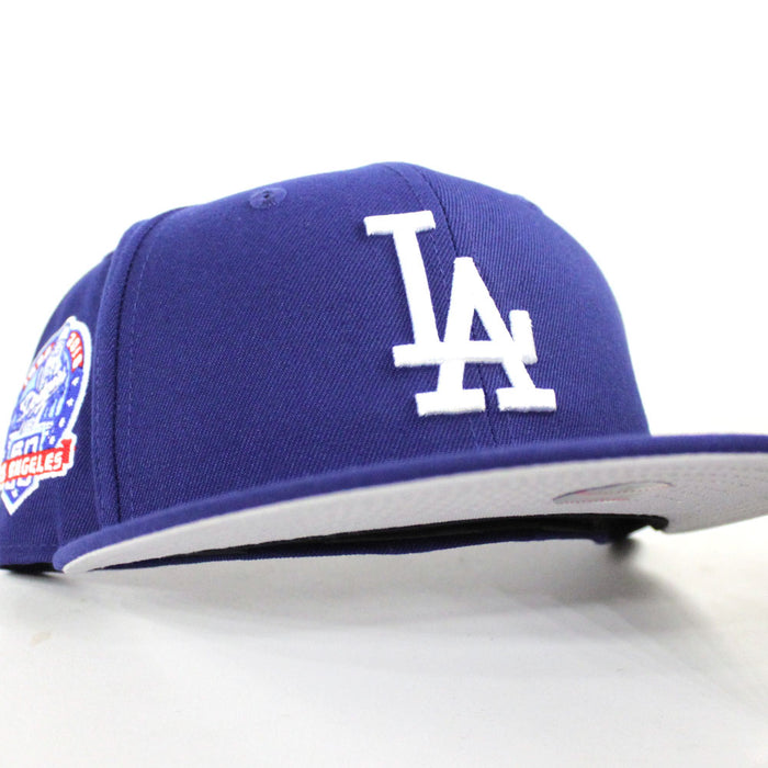 Los Angeles Dodgers 60th Anniversary New Era 59Fifty Fitted Hat (Blue Gray Under Brim)