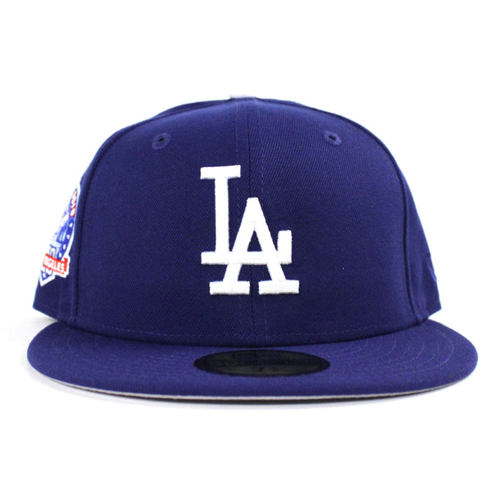 Los Angeles Dodgers 60th Anniversary New Era 59Fifty Fitted Hat (Blue Gray Under Brim)