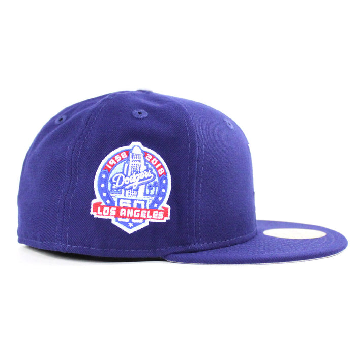 Los Angeles Dodgers 60th Anniversary New Era 59Fifty Fitted Hat (Gray Under Brim)