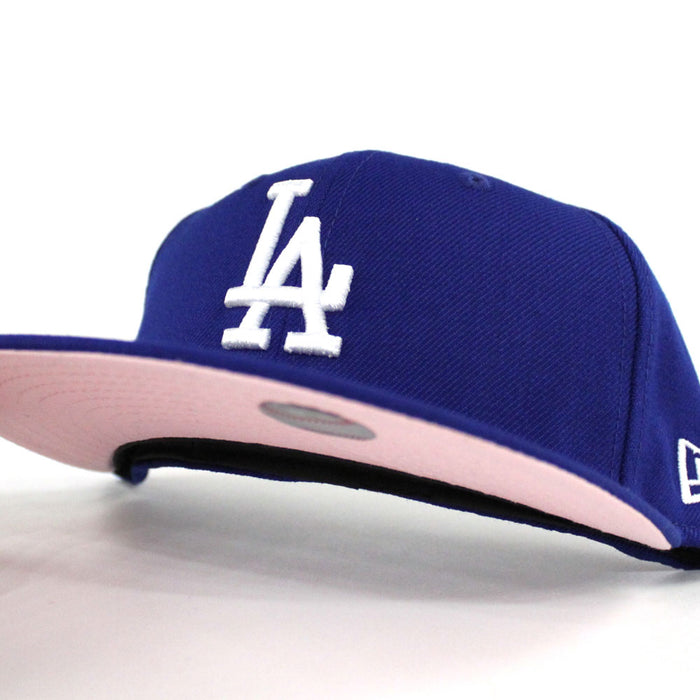 Los Angeles Dodgers 6X World Series New Era 59Fifty Fitted Hat (Pink Under Brim)