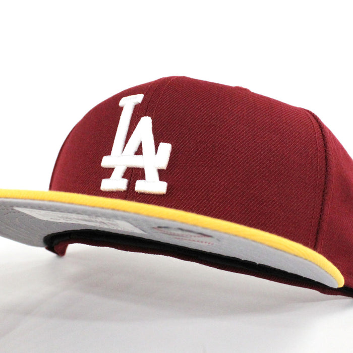 Los Angeles Dodgers New Era 59Fifty Fitted Hat (USC Color Gray Under Brim)