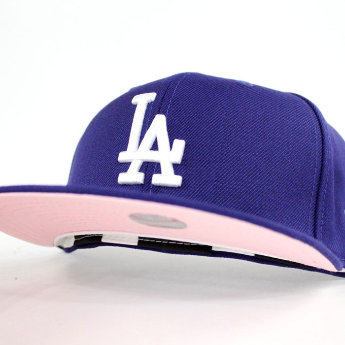 Los Angeles Dodgers New Era 59Fifty Fitted Hat(Team Color Pink Under Brim)