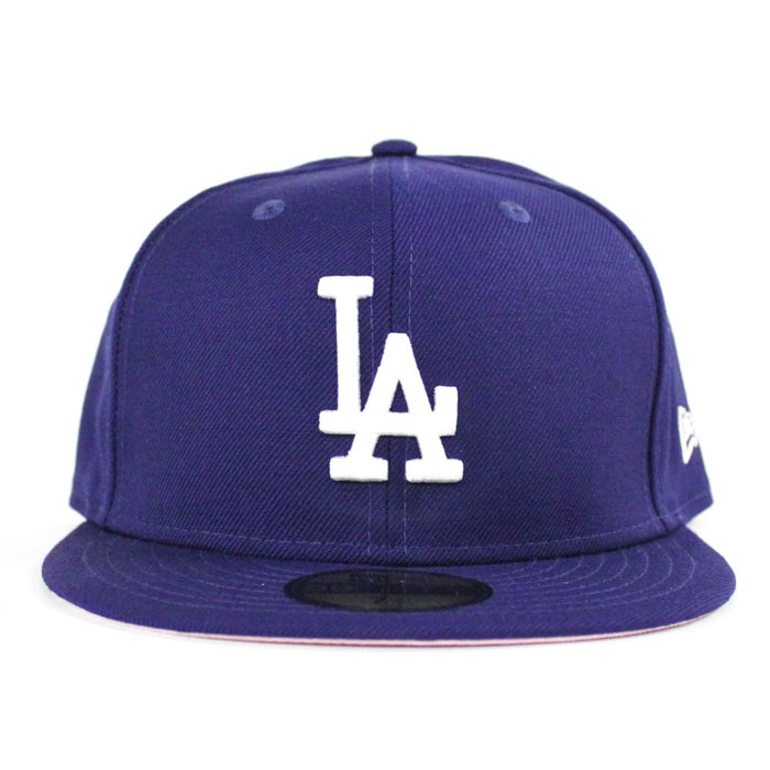 Los Angeles Dodgers New Era 59Fifty Fitted Hat(Team Color Pink Under Brim)