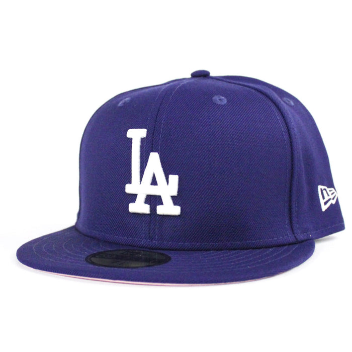 Los Angeles Dodgers New Era 59Fifty Fitted Hat(Team Color Pink Under Brim)
