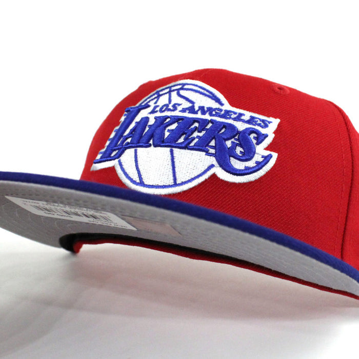 Los Angeles Lakers New Era 59Fifty Fitted Hat (LA Clippers Gray Under Brim)