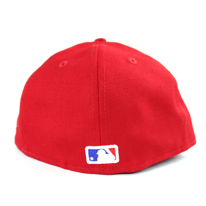 Los Doyers New Era 59Fifty Fitted Hat (Red Gray Under Brim)