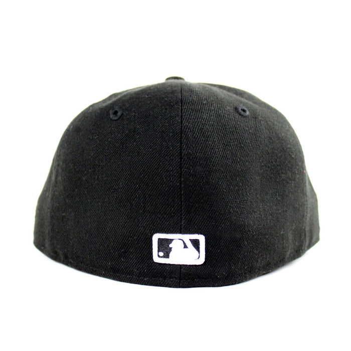 Love Los Angeles Dodgers New Era Fitted 59Fifty Hat (Black Gray Under Brim)