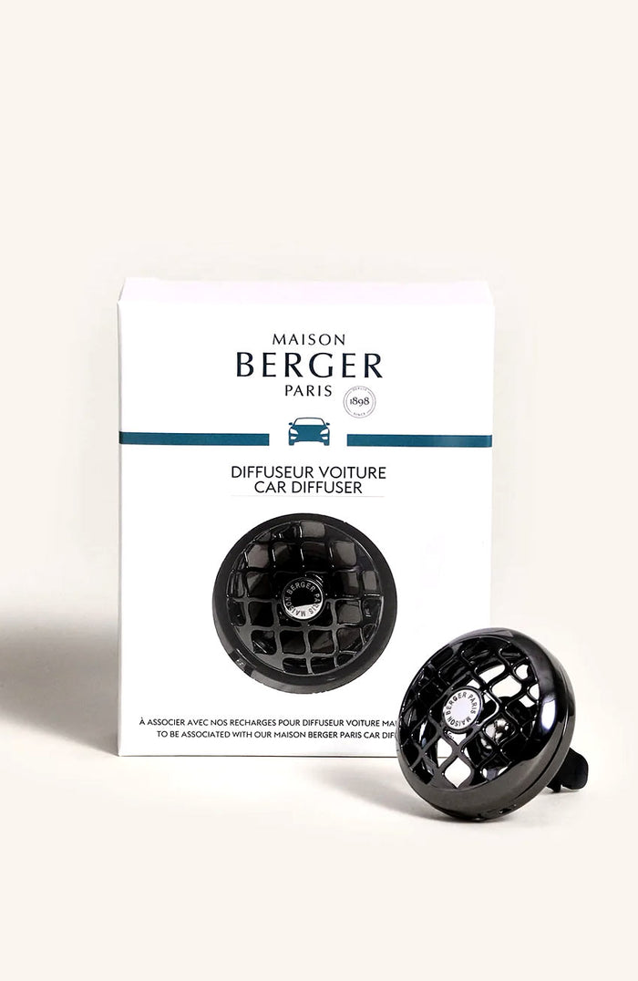 Maison Berger Car Diffuser Clip - Resonance in Gun Metal Finish