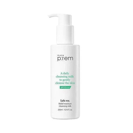 [make p:rem] Safe Me. Relief Moisture Cleansing Milk 200ml - Ballagrio