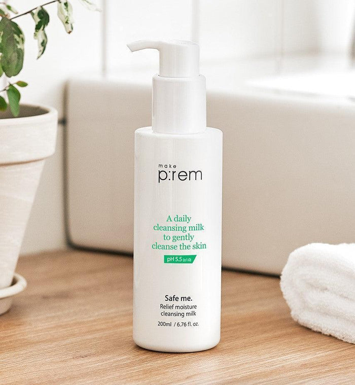 [make p:rem] Safe Me. Relief Moisture Cleansing Milk 200ml - Ballagrio