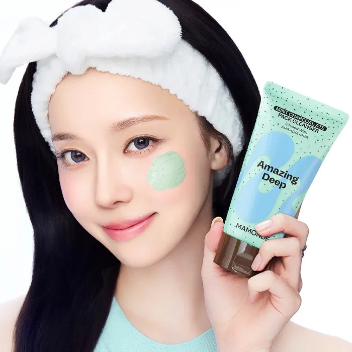 [Mamonde] Amazing Deep Mint Charcoal-ate Pack Cleanser 135g - Ballagrio