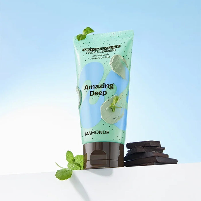 [Mamonde] Amazing Deep Mint Charcoal-ate Pack Cleanser 135g - Ballagrio