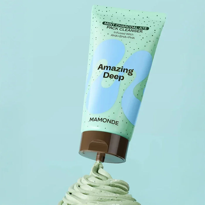 [Mamonde] Amazing Deep Mint Charcoal-ate Pack Cleanser 135g - Ballagrio