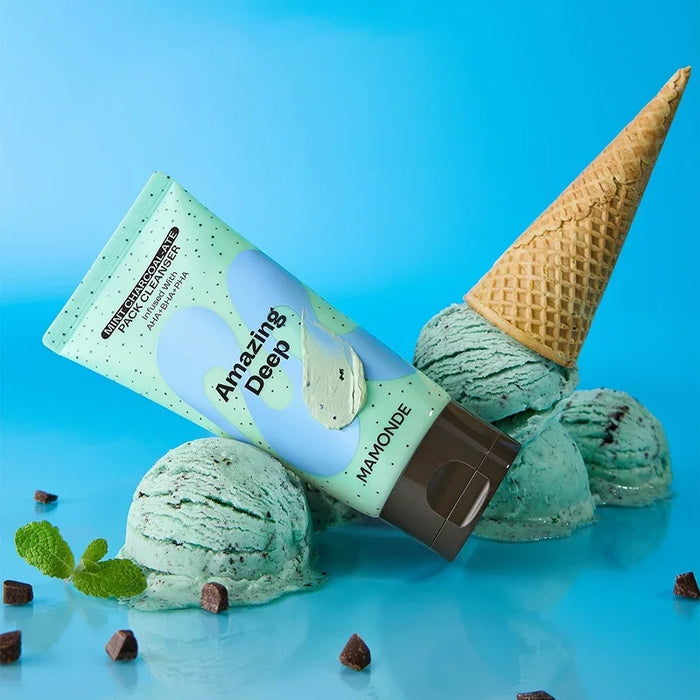 [Mamonde] Amazing Deep Mint Charcoal-ate Pack Cleanser 135g - Ballagrio