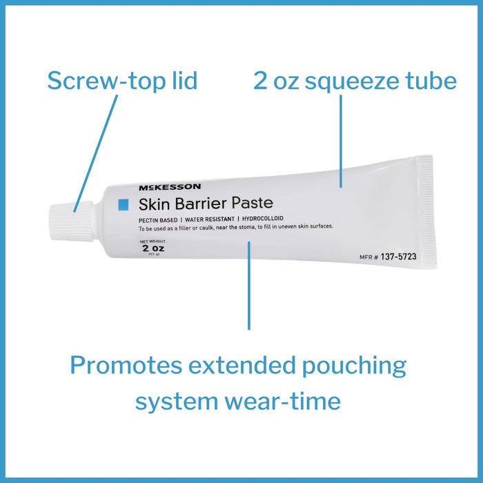 McKesson Skin Barrier Paste, Pectin & Water Based, Hydrocolloid Formula, 2-oz. - 137-5723-Single - LL Medico