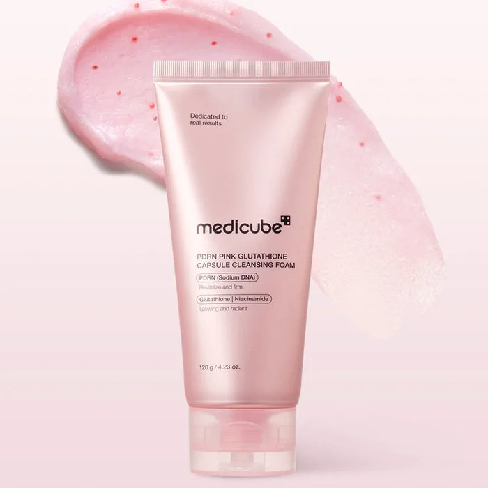 [medicube] PDRN Pink Glutathione Capsule Cleansing Foam 120g - Ballagrio