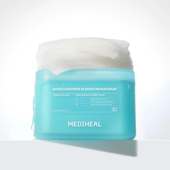 [MEDIHEAL] Derma 365 Madecassoside Blemish Repair Mask 350ml 30EA - Ballagrio