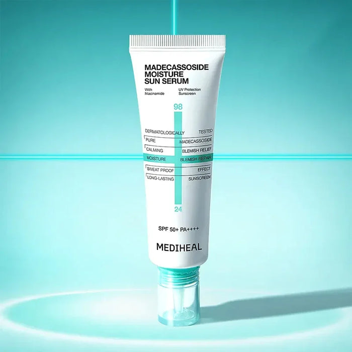 [MEDIHEAL] Madecassoside Moisture Sun Serum Blemish Repair SPF 50+ PA++++ 15ml/50ml