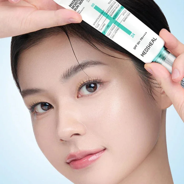 [MEDIHEAL] Madecassoside Moisture Sun Serum Blemish Repair SPF 50+ PA++++ 15ml/50ml